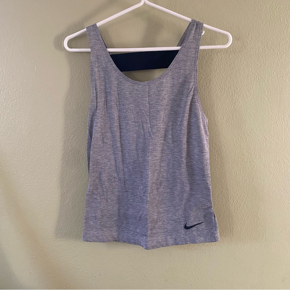Nike Women's Heather Gray Tank Top